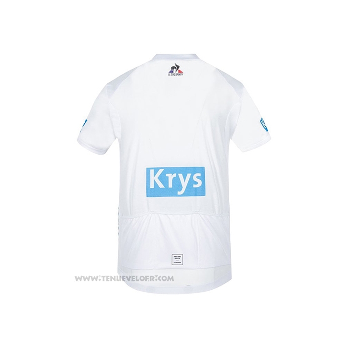 2021 Maillot Cyclisme Tour de France Blanc Manches Courtes et Cuissard